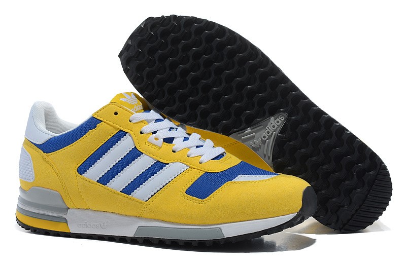Mens Adidas Originals stan smith ZX 700 Yellow Blue V20877